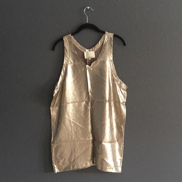 3.1 Phillip Lim liquid silver tunic dress - Picture 4 of 7